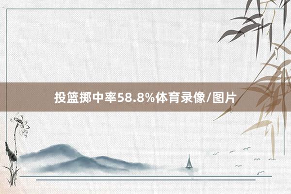 投篮掷中率58.8%体育录像/图片